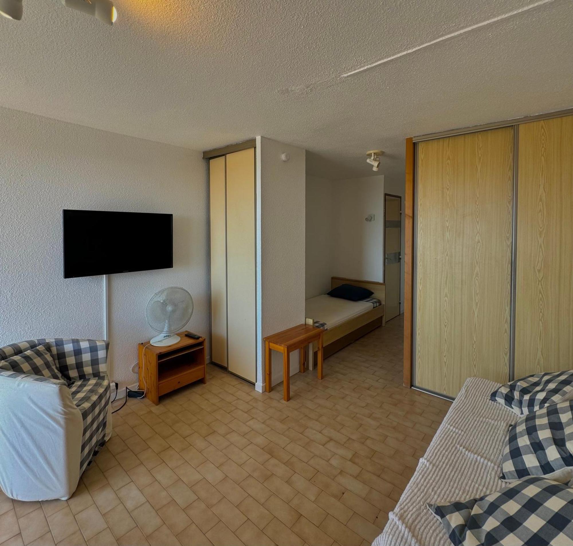 studio 3 personnes accès direct plage - parking privé - 3TVP30 Le Barcarès Esterno foto